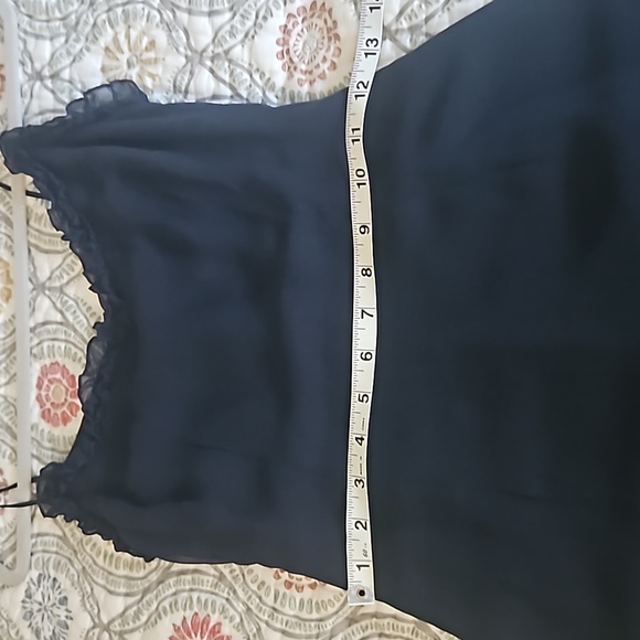 Helen Wang size 2 silk dress.dark blue - Picture 12 of 15